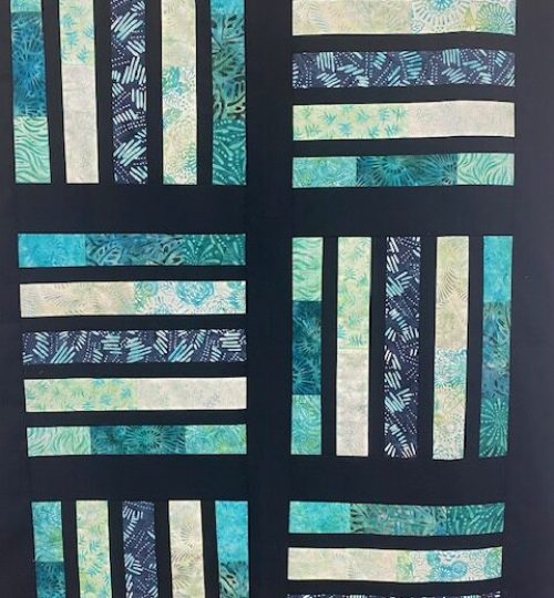 Blueberry Cobbler Shop Hop Quilt